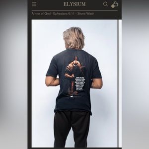Elysium athletic seventh salvation armor of God shirt.